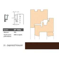 Deventer Uszczelka okienna krawędziowa SP103a - 200m Dąb rustykalny