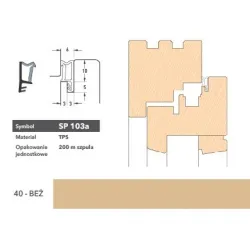 Deventer Uszczelka okienna krawędziowa SP103a - 200m Beżowy