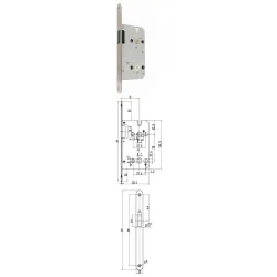 Hafele Zamek magnetyczny Hafele Startec WC Stal nierdzewna