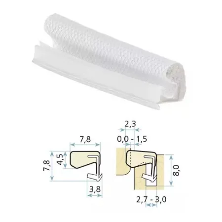 Schlegel Uszczelka okienna QLON QL-3070 400m Biały