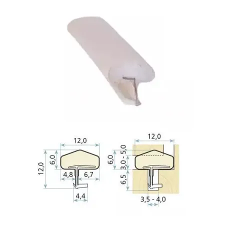 Schlegel Uszczelka drzwiowa QLON QL-3106 250m Beż
