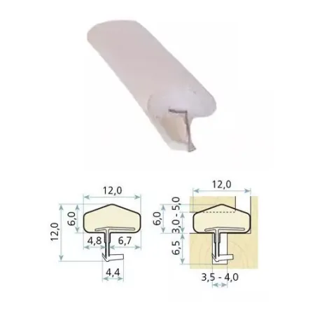 Schlegel Uszczelka drzwiowa QLON QL-3106 25m Beż