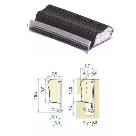 Schlegel Uszczelka okienna QLON QL-3053 25m Czarny
