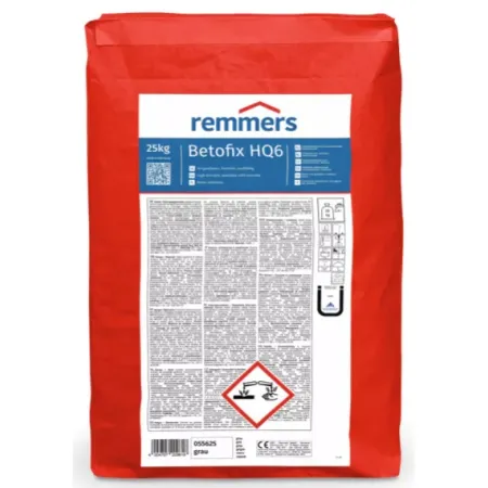 remmers Pęczniejący beton zalewowy o wysokiej wytrzymałości Betofix HQ6 Szary