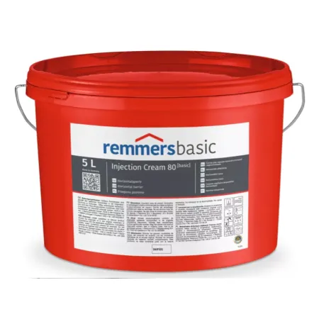 remmers Bezrozpuszczalnikowy krem do iniekcji w murach Injection Cream 80 [basic] 5L Mlecznobiały