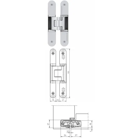 simonswerk TECTUS TE 240 3D               Stal szlachetna