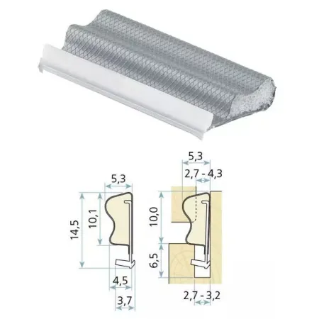 Schlegel Uszczelka okienna QLON QL-3072 300m Szary