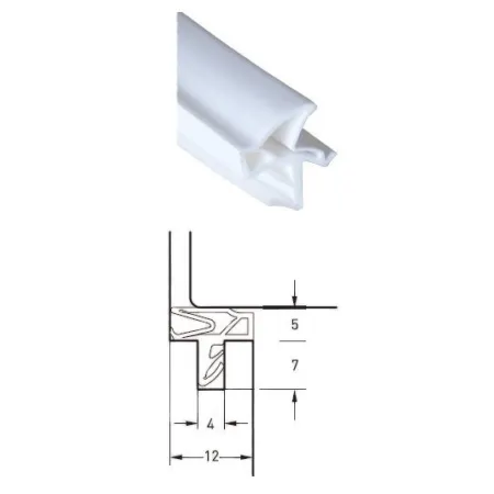 Deventer Uszczelka drzwiowa S6577-S7904 Bialy