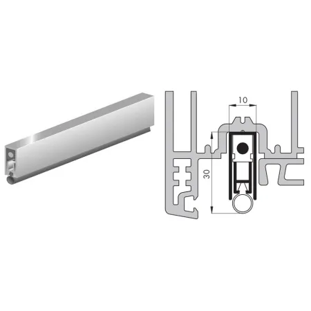 Ellen Uszczelnienie automatyczne MATIC 2K 1030 mm Srebrny