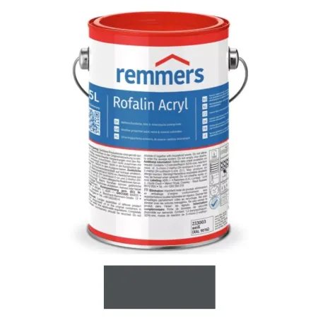 remmers Farba chroniąca przed czynnikami atmosferycznymi Rofalin Acryl 5L Antracyt