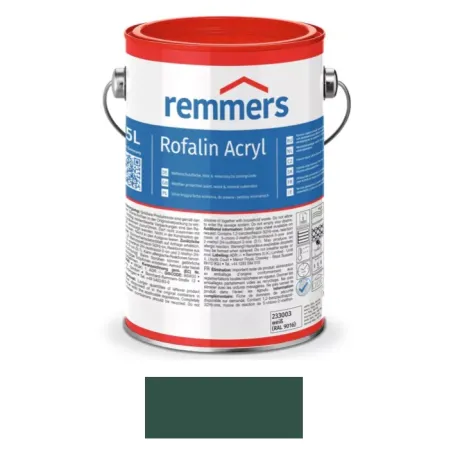 remmers Farba chroniąca przed czynnikami atmosferycznymi Rofalin Acryl 5L Zieleń mchu