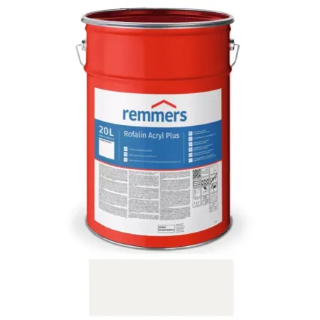remmers Farba do ochrony drewna i innych podłoży Rofalin Acryl Plus 20L Biały