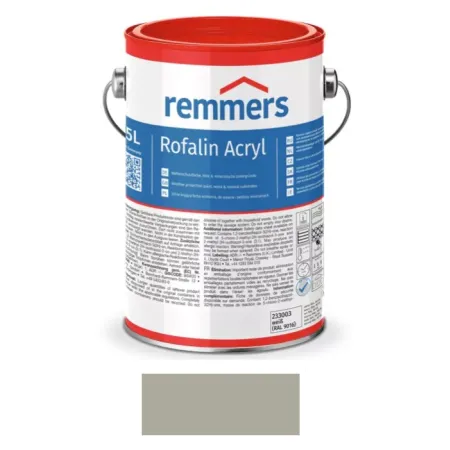 remmers Farba chroniąca przed czynnikami atmosferycznymi Rofalin Acryl 5L Szary