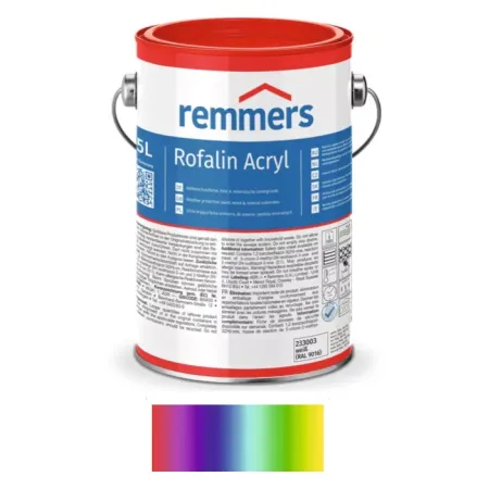 remmers Farba chroniąca przed czynnikami atmosferycznymi Rofalin Acryl 2,5L Niestandardowy