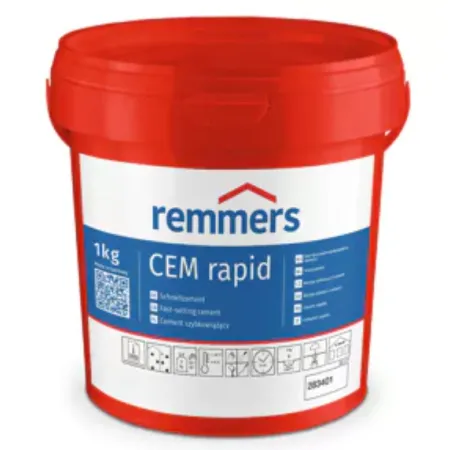 remmers Bezchlorkowy cement szybkowiążący CEM rapid 15kg Szary