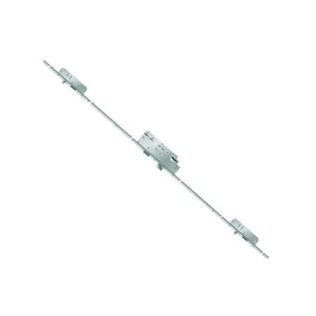 siegenia Aubi  Zasuwnica drzwiowa AS2372 20/55/72/8 sterowana wkładką – bolce Ocynk srebrny