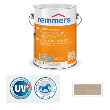 remmers Lakierobejca dekoracyjna UV 5L srebrnoszary