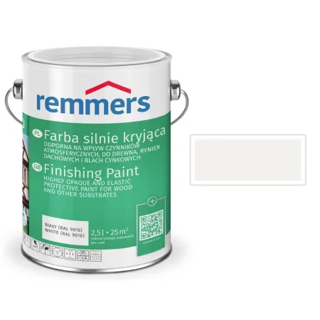 remmers Farba silnie kryjąca Deckfarbe 2,5L Biały