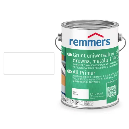 remmers Grunt uniwersalny do drewna, metalu i PCV 10L Biały