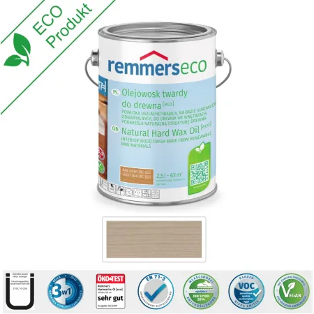 remmers Olejowosk twardy do drewna [eco] 2,5L srebrnoszary