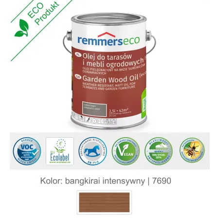 remmers Olej wodny do drewna tarasu 2,5L Bangkirai intensywny