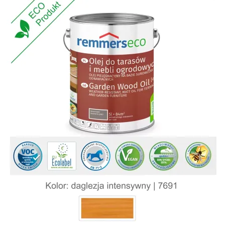 remmers Olej wodny do drewna tarasu 5L Daglezja intensywny