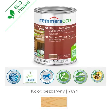 remmers Olej wodny do drewna tarasu 0,75L Bezbarwny