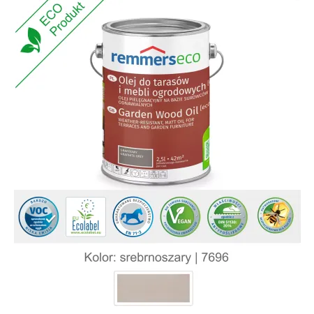 remmers Olej wodny do drewna tarasu 2,5L srebrnoszary