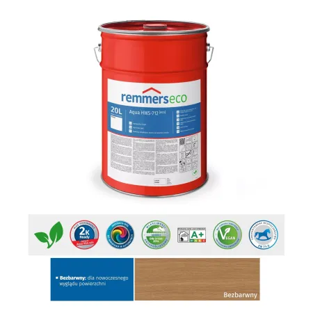 remmers Aqua HWS-712-Hartwachs-Siegel [eco] 20L Bezbarwny