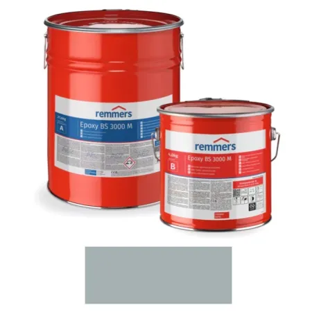 remmers Wodne, pigmentowane, matowe zamknięcie Epoxy BS 3000 M, 25kg srebrnoszary