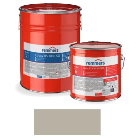 remmers Wodne, pigmentowane zamknięcie o jedwabistym połysku Epoxy BS 3000 SG, 5kg Krzemowoszary