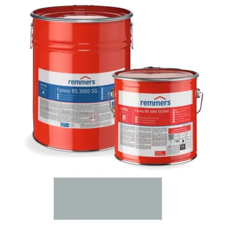 remmers Wodne, pigmentowane zamknięcie o jedwabistym połysku Epoxy BS 3000 SG, 25kg srebrnoszary