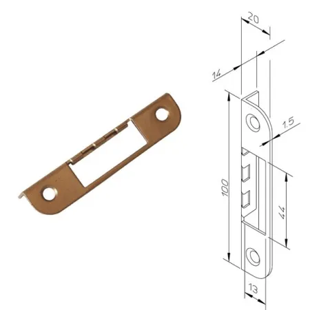 Assa Abloy Zaczep kątowy do zamka 2014, 2018 Limba