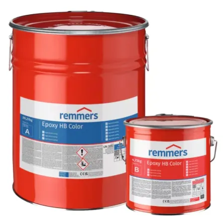 remmers Pigmentowana powłoka do aplikacji wałkiem Epoxy HB Color 10kg srebrnoszary