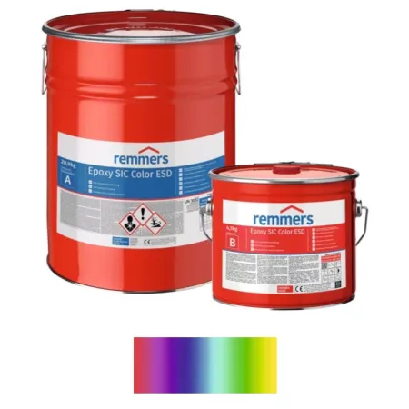 remmers Powłoka ESD z twardym ziarnem Epoxy SIC Color ESD Niestandardowy