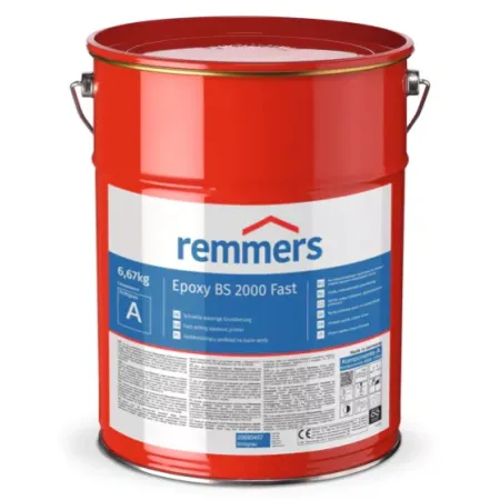remmers Szybkoschnąca, wodna, pigmentowana powłoka gruntująca Epoxy BS 2000 Fast, 10kg Jasnoszary
