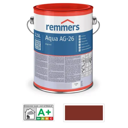 remmers Aqua AG-26-Allgrund 2,5L Czerwono brązowy