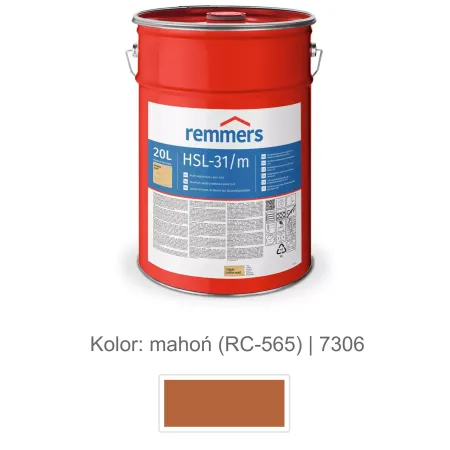 remmers HSL-31/m-Profi-Holzschutz-Lasur 3in1 5L Mahoń