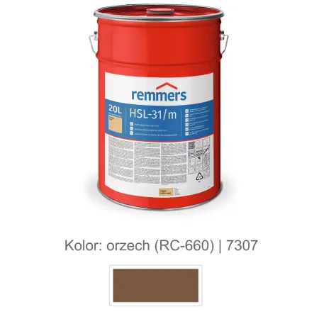 remmers HSL-31/m-Profi-Holzschutz-Lasur 3in1 5L Orzech