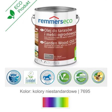 remmers Olej wodny do drewna tarasu 5L Kolory niestandardowe