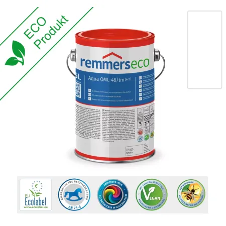remmers Aqua OML-48/tm-Öl-Mittelschicht-Lasur [eco] 5L Bezbarwny