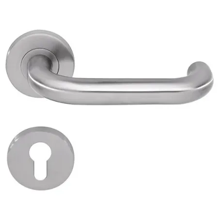DormaKaba KLAMKA DORMAKABA PURE 8100 PZ 6501/6612 OKRĄG., PZ, 8MM Stal nierdzewna