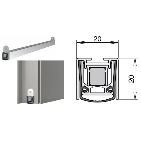 athmer USZCZELKA OPADAJĄCA STADI L-20/20 WS 900mm [>750mm] 