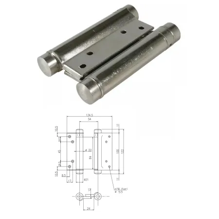 UE ZAWIAS WAHADŁOWY 100mm Nikiel