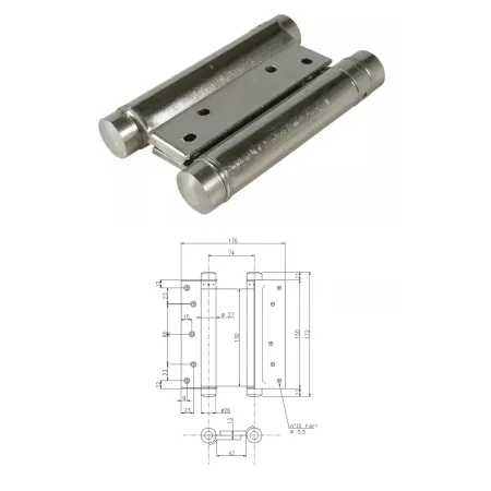 UE ZAWIAS WAHADŁOWY 150mm Nikiel