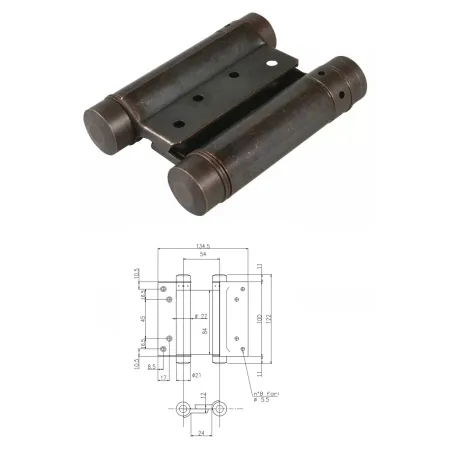 UE ZAWIAS WAHADŁOWY 100mm Brązowy