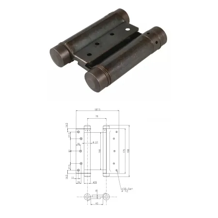 UE ZAWIAS WAHADŁOWY 175mm Brązowy
