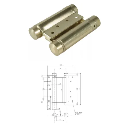 UE ZAWIAS WAHADŁOWY 150mm Mosiądz
