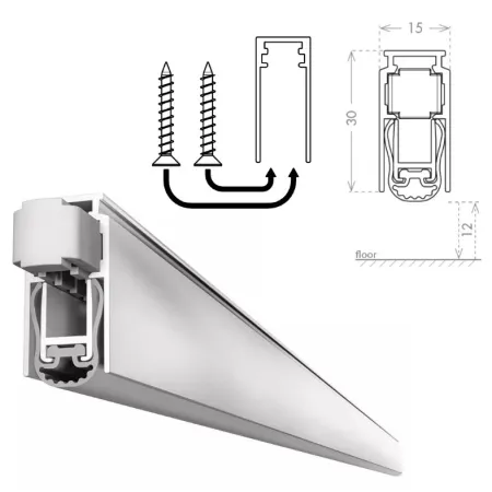 UE USZCZELKA OPADAJĄCA CHRONOSOFT 15x30 930mm [>780mm] 