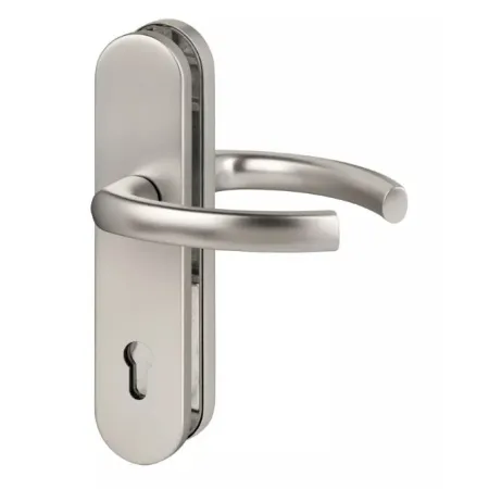 UE KLAMKA LOGO 92WB (PZ) (F1) [GD 85-95mm] Srebrny